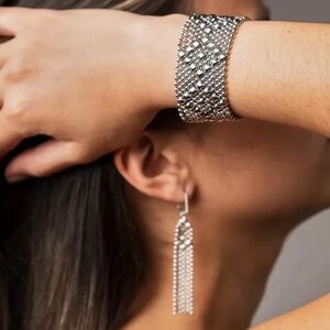 Sergio Gutierrez Liquid Metal Mesh Bracelet 7-7.5"